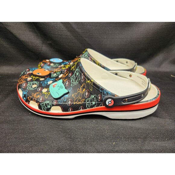 Crocs Men\'s Pokemon Print Classic Clog 211343-90H Size 13 NEW WITH TAGS!